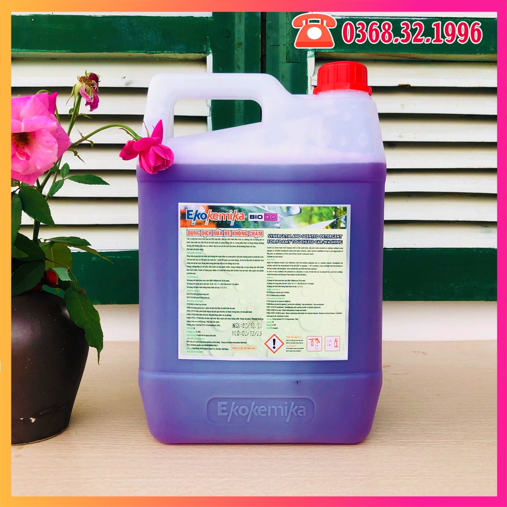 Nước rửa xe không chạm bio 30 - 5L(chính hãng) TẶNG 2 KHĂN LAU ĐA NĂNG