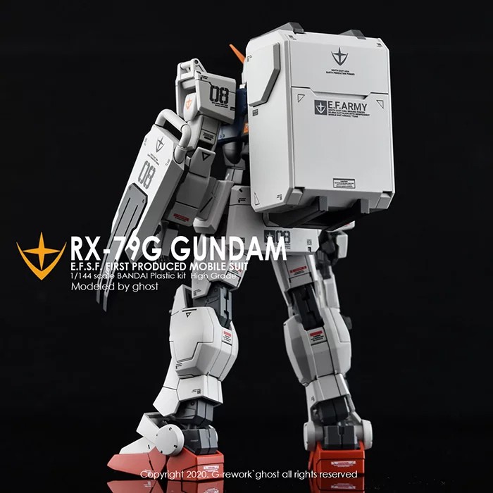 Decal nước dán mô hình MG HG Gundam EZ8 RX79 RGM79 08MS GM - Water sticker