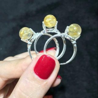 Nhẫn nữ bạc ta phong thủy đủ màu
