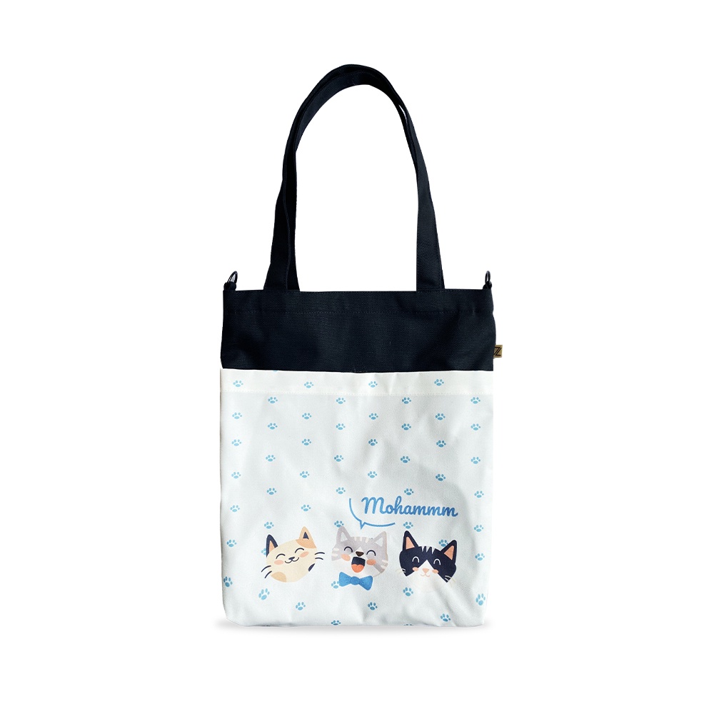 Túi Tote Plus in hình Ziczac Design