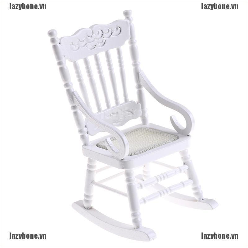 Mô Hình Ghế Gỗ Tỉ Lệ 1 / 12 Trang Trí Nhà Búp Bê