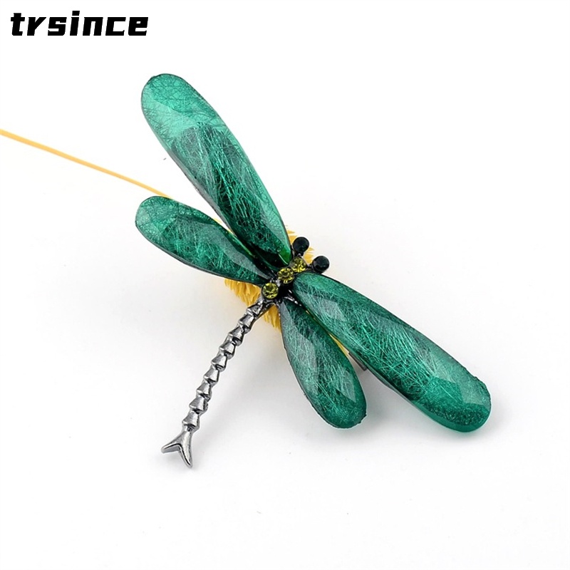 Trâm Cài Áo Hình Chuồn Chuồn Nhiều Màu Sắc Dễ Thương Cho Nữ