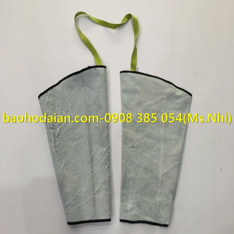 Cặp ống tay vải da bảo vệ tay khi hàn, chống tia lửa, chịu nóng và cách nhiệt