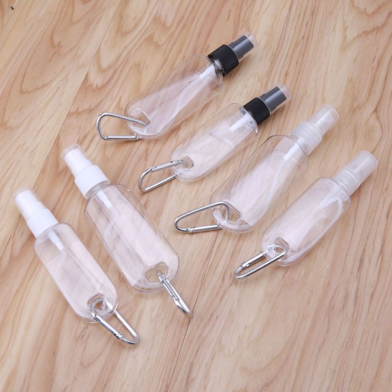 (Hàng Mới Về) Chai Rỗng 30ml 50ml Đựng Mỹ Phẩm Có Móc Khóa Tiện Dụng