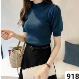 Áo len tay lỡ vai bồng nhẹ thanh lịch - Hàng đẹp