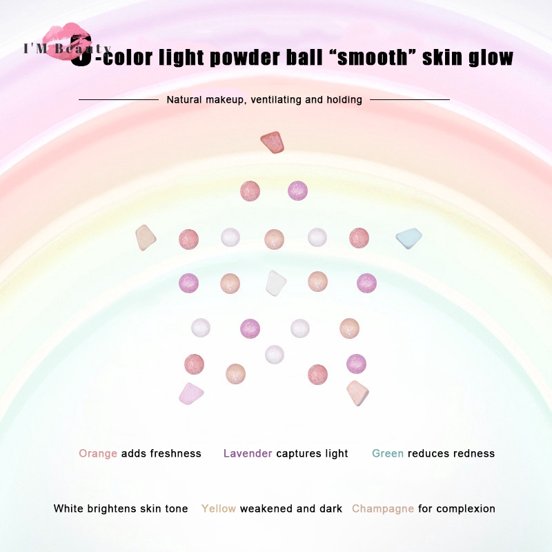 [Hàng mới về] Phấn phủ dạng hạt tròn kiềm dầu không thấm nước lâu trôi | BigBuy360 - bigbuy360.vn