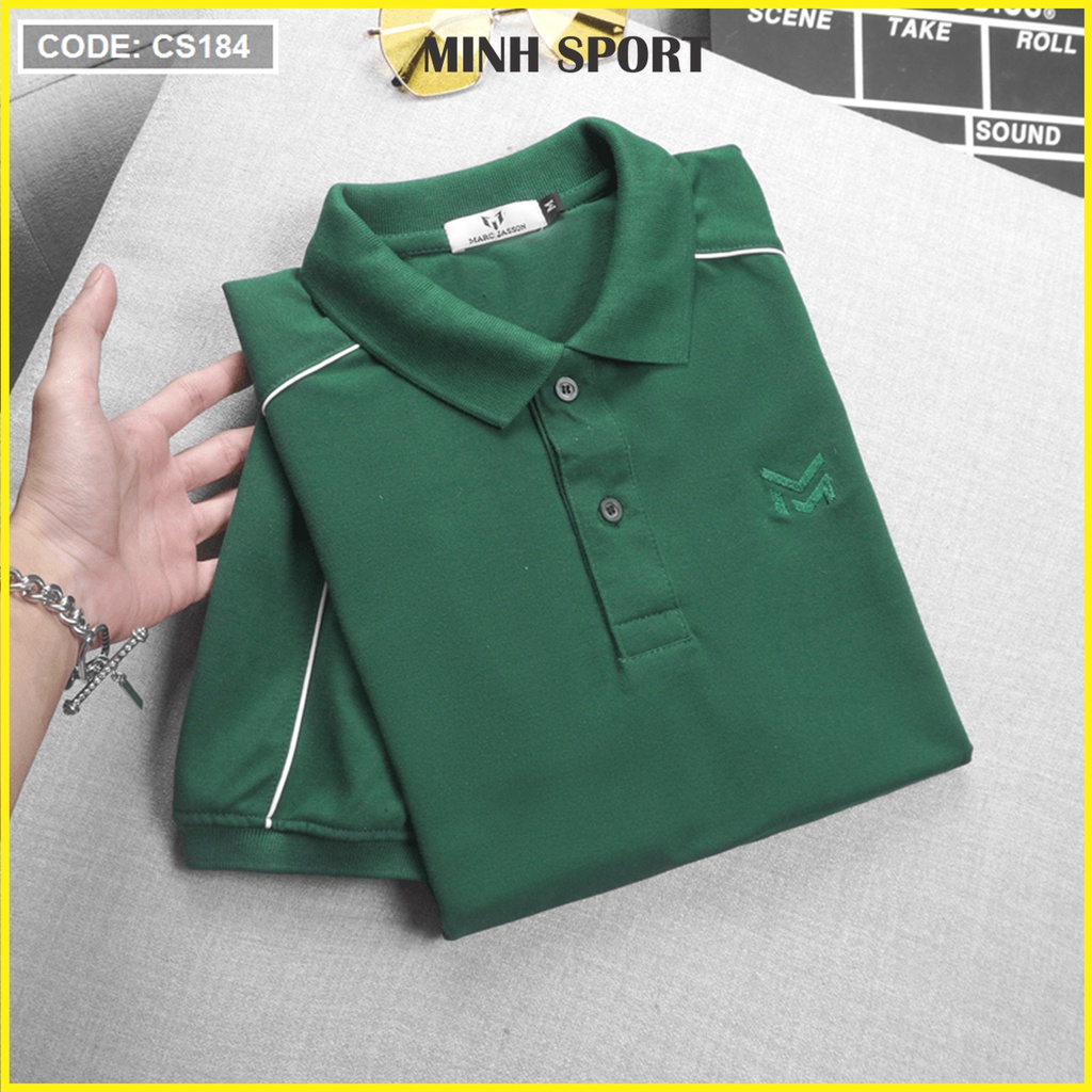 Áo Thun Polo Nam Trơn Ngắn Tay Cổ Bẻ Thời Trang Basic, Vải Thun Cá Sấu Mặc Mát, Thấm Hút Mồ Hôi Tốt mã AO.40