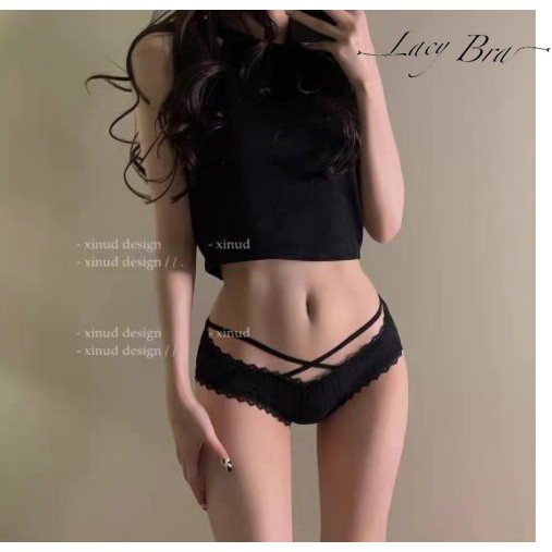  Quần Lót Nữ Cạp Dây Chéo Sexy Chất Tăm Mềm Mịn Cao Cấp Lacy Bra - QL42 | BigBuy360 - bigbuy360.vn