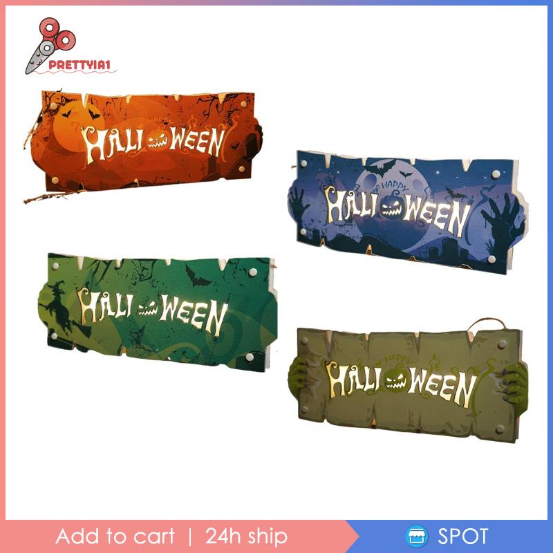 Bảng Treo Tường Trang Trí Chủ Đề Halloween Prettyia1