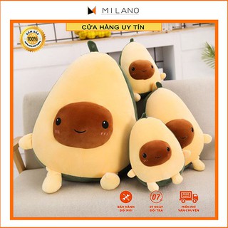 Gối ôm gấu bông hình quả bơ đáng yêu siêu cute