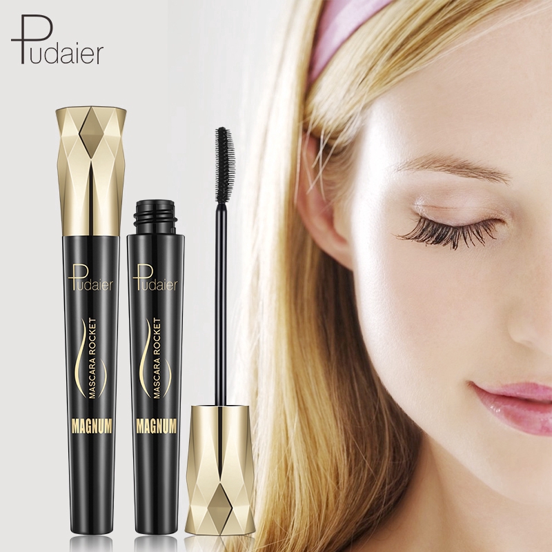 [Hàng mới về] Mascara sợi tơ 4D Pudaier chống nước nhanh khô chuốt mi dài dày và cong vút sắc sảo