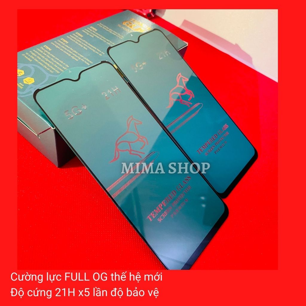 Kính cường lực Xiaomi Redmi 9/9A/9C/9T/9 Activ/9i Full màn cao cấp OG+ độ cứng 21H siêu mượt hạn chế bám vân tay [MIMA]