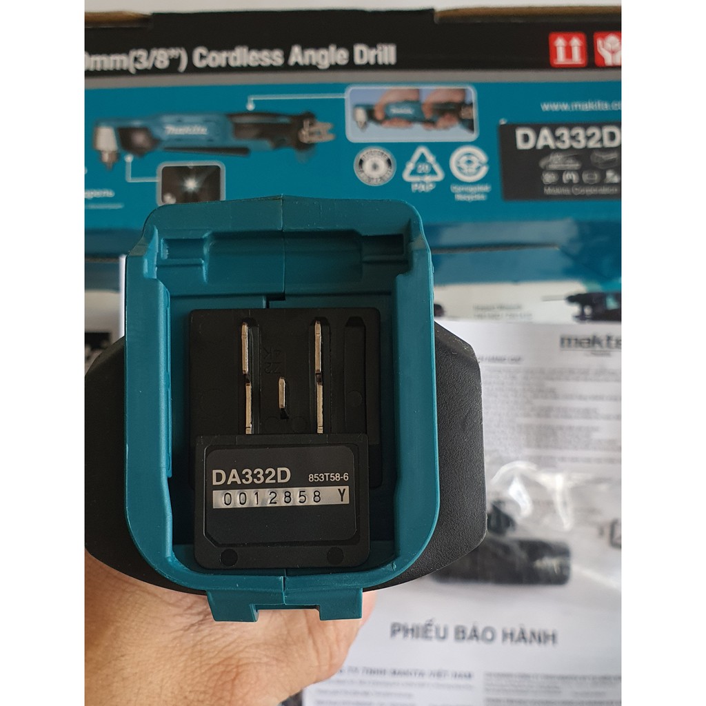 MÁY KHOAN GÓC DÙNG PIN MAKITA DA332DZ - 12V