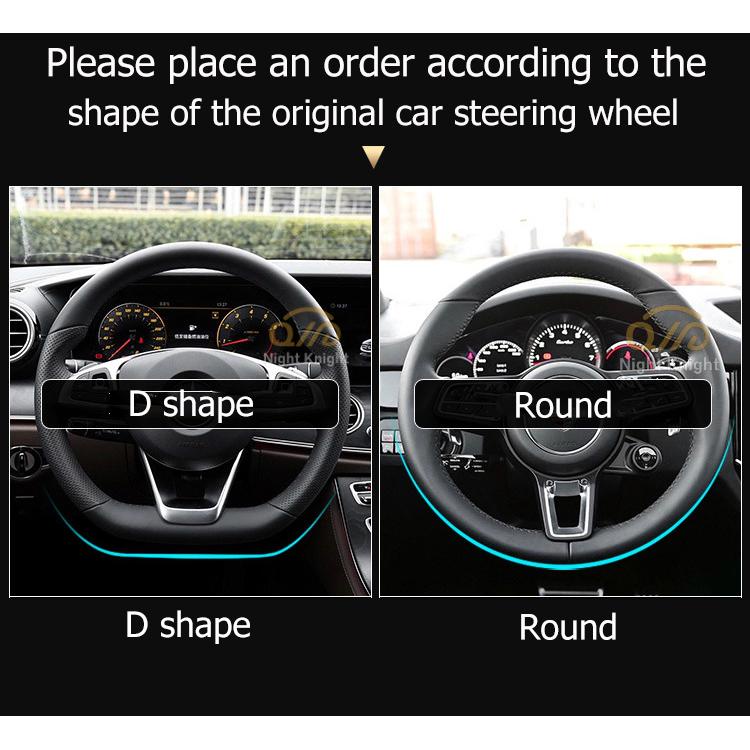 Bao Da Bằng Sợi carbon Gắn Vô Lăng Xe Hơi BMW F30 F20 F10 E34 E46 E60 E90 E36 X1 X3 X5 G20 G30