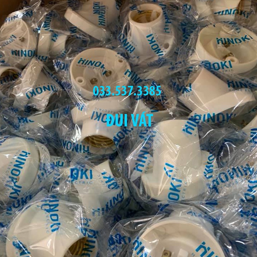 Combo 50 chiếc đui bóng đèn, đui đèn cố định góc 45 độ / vuông 90 độ