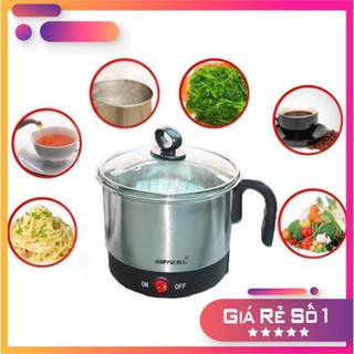 Ca nếu mì inox hapycal 1,6 lit - ca nấu mì mini