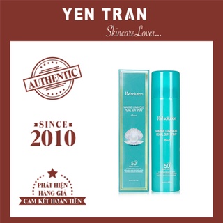 Xịt Chống Nắng Nâng Tone Da JM Solution Luminous Sun Spray - Xanh 180ml
