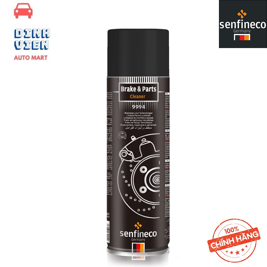 { Hàng nhập khẩu ĐỨC } Chai Xịt Vệ Sinh Thắng Và Chi Tiết Thắng Senfineco 9994 – 600ML Brake & Part 