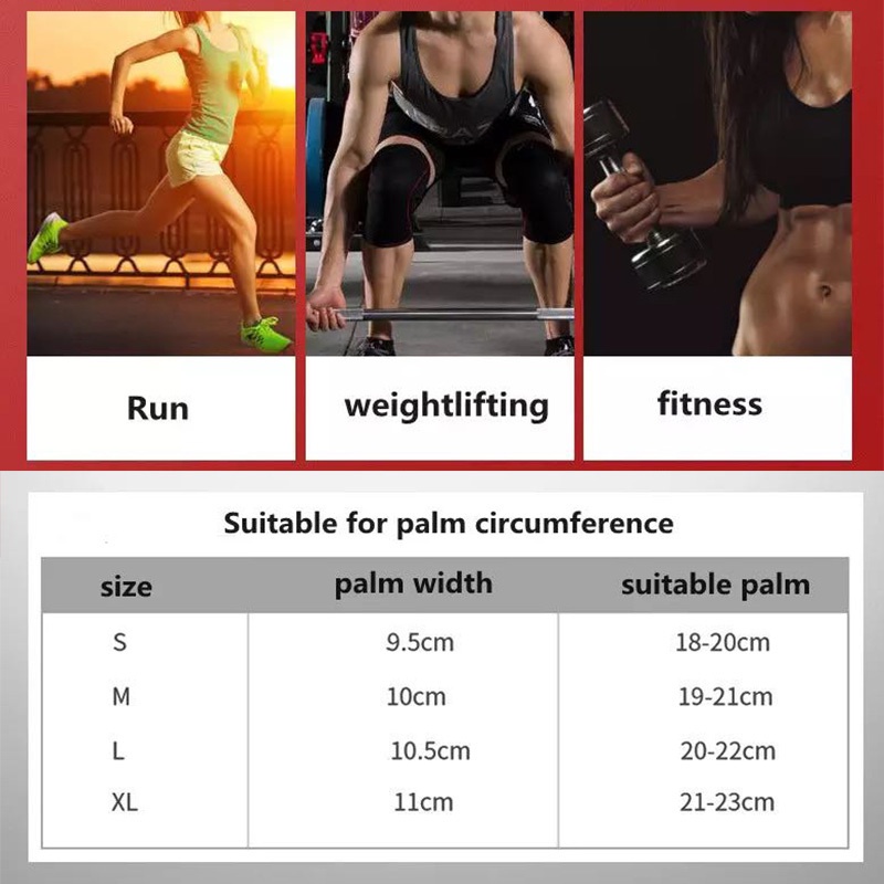 1 Đôi Găng Tay Nâng Tạ Tập Thể Hình Chống Trượt Thoáng Khí Cho Nam Và Nữ