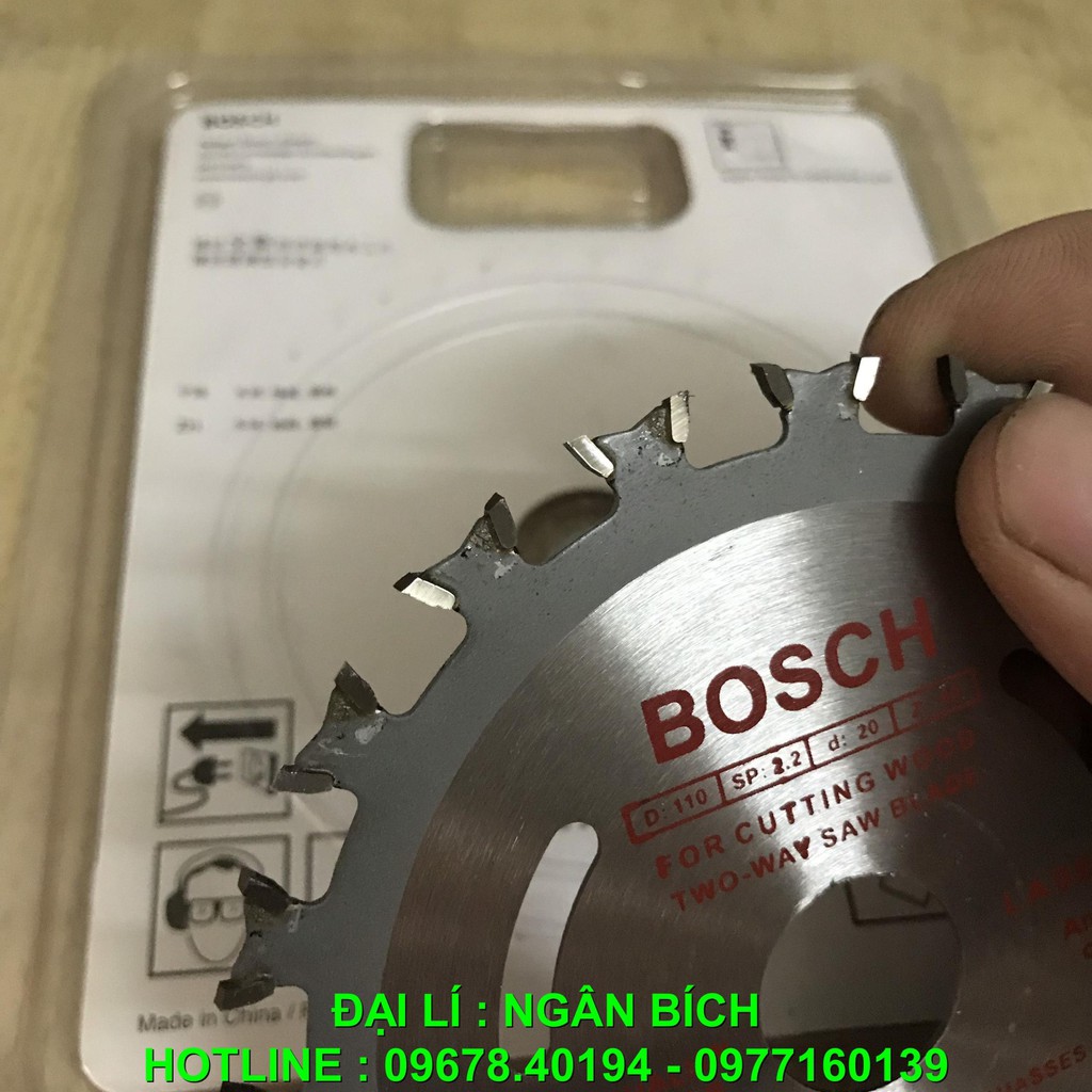 (Siêu rẻ) Lưỡi Cắt Gỗ Bosch 2 Chiều 110mm siêu bén, chất lượng cao