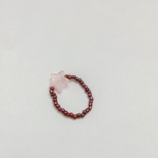 [RẺ VÔ ĐỊCH] nhẫn hạt cườm handmade trái tim/ sao