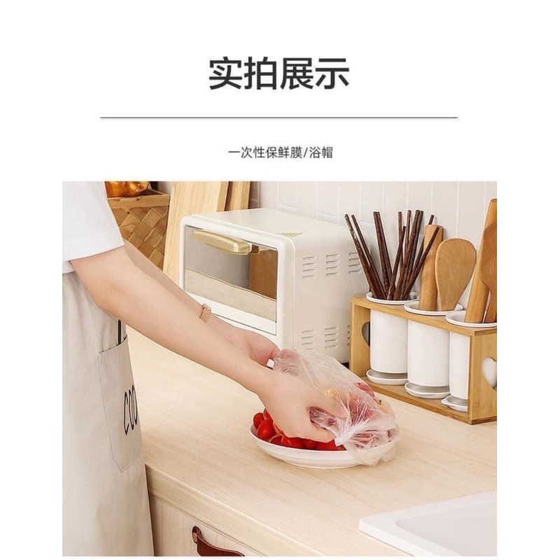 màng bọc thực phẩm gấu 100 túi