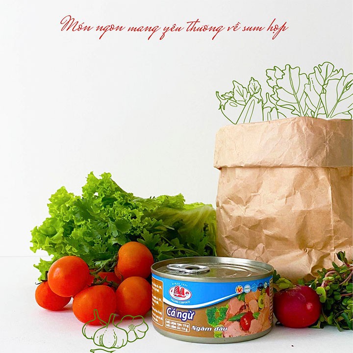 Cá ngừ ngâm dầu Halong Canfoco 175g