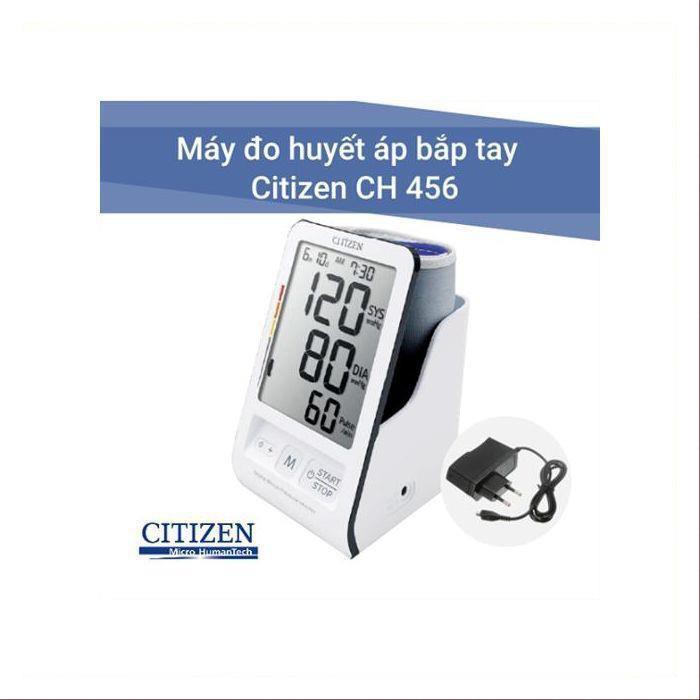 [CHÍNH HÃNG] Máy đo huyết áp điện tử bắp tay Citizen CH456 Nhật Bản