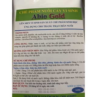 Thùng 5kg vi sinh nuôi cấy gốc ủ tỏi abio Gold