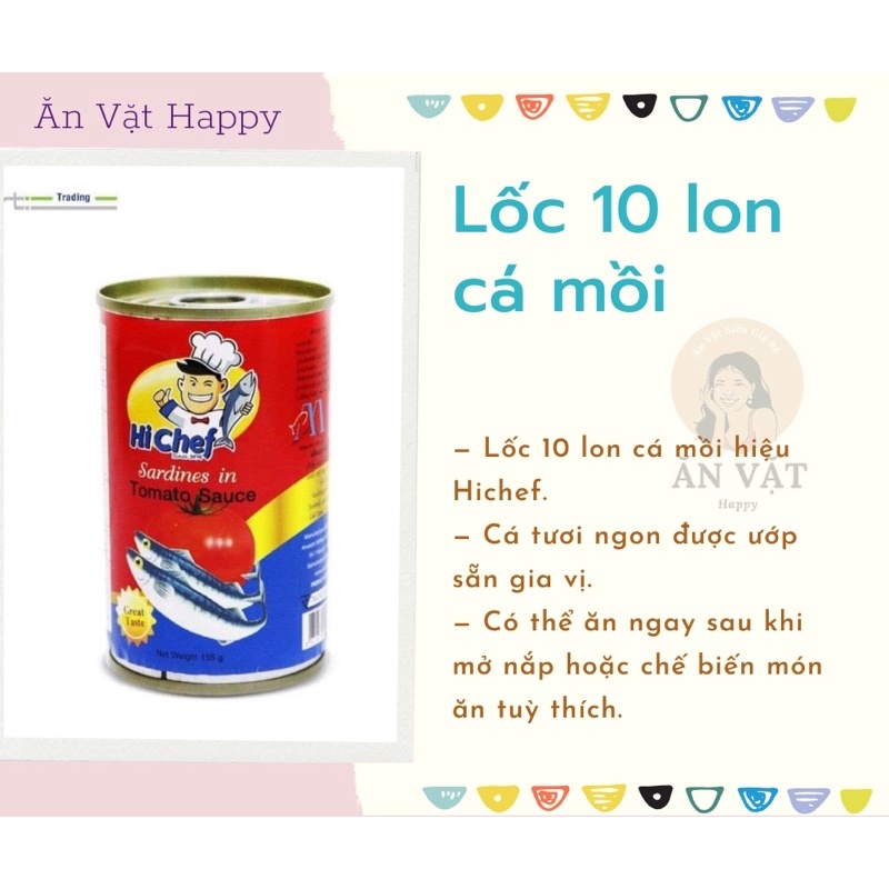 Lốc 10 lon cá hộp Thái Lan 🌸