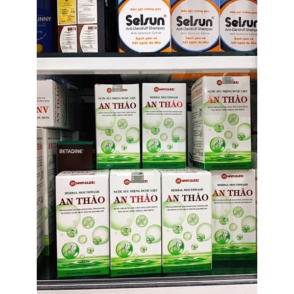 Nước súc miệng dược liệu An Thảo - 250ml