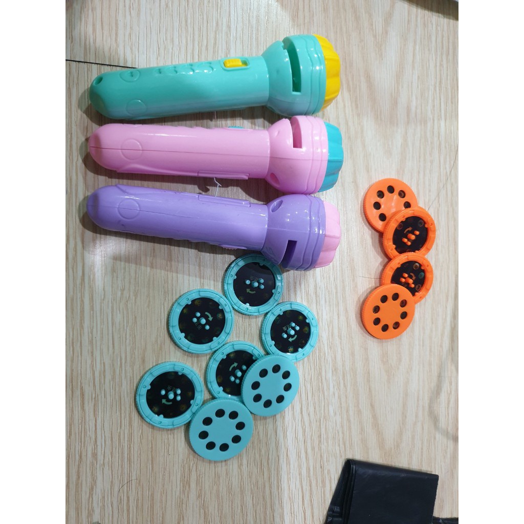Đèn pin chiếu hình động vật đáng yêu cho bé- Nhiều mẫu (QATE0421)