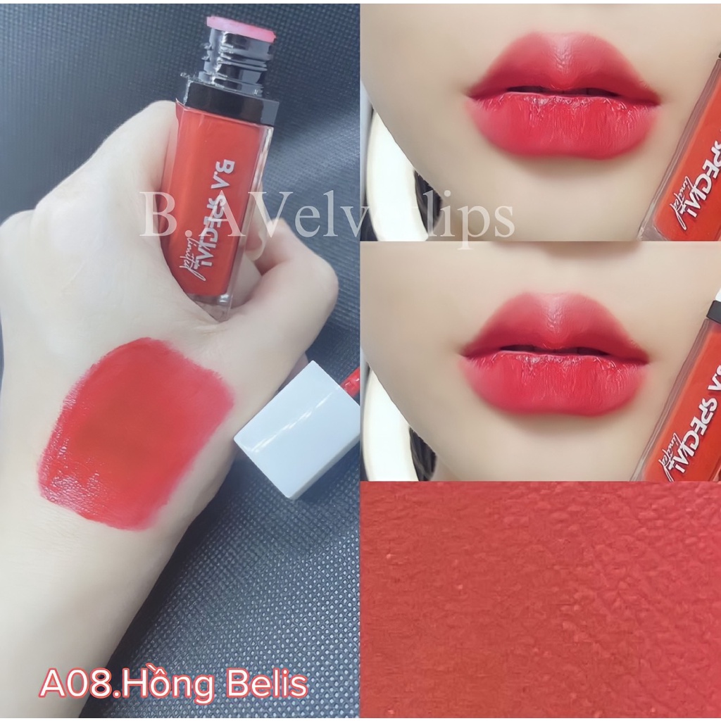 [A08 Hồng Belis] Son B.A Special Limited – Son Hữu Cơ Không Chì Siêu Lì – Màu Son Nhẹ Nhàng Nữ Tính