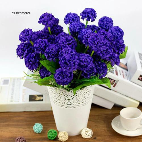 Bộ 9 hoa cẩm tú cầu nhân tạo xinh xắn trang trí tiệc cưới