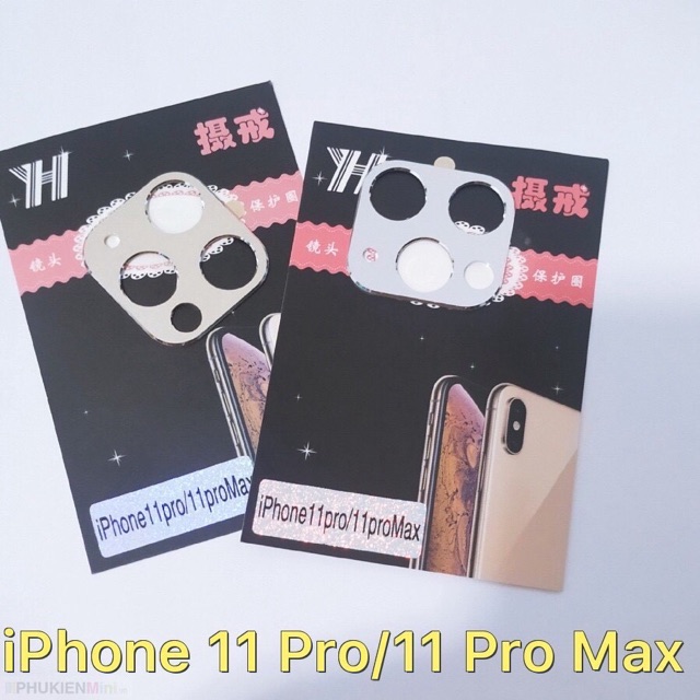 VIỀN KIM LOẠI BẢO VỆ CAMERA DÀNH CHO IPHONE 11/11PRO/11PROMAX