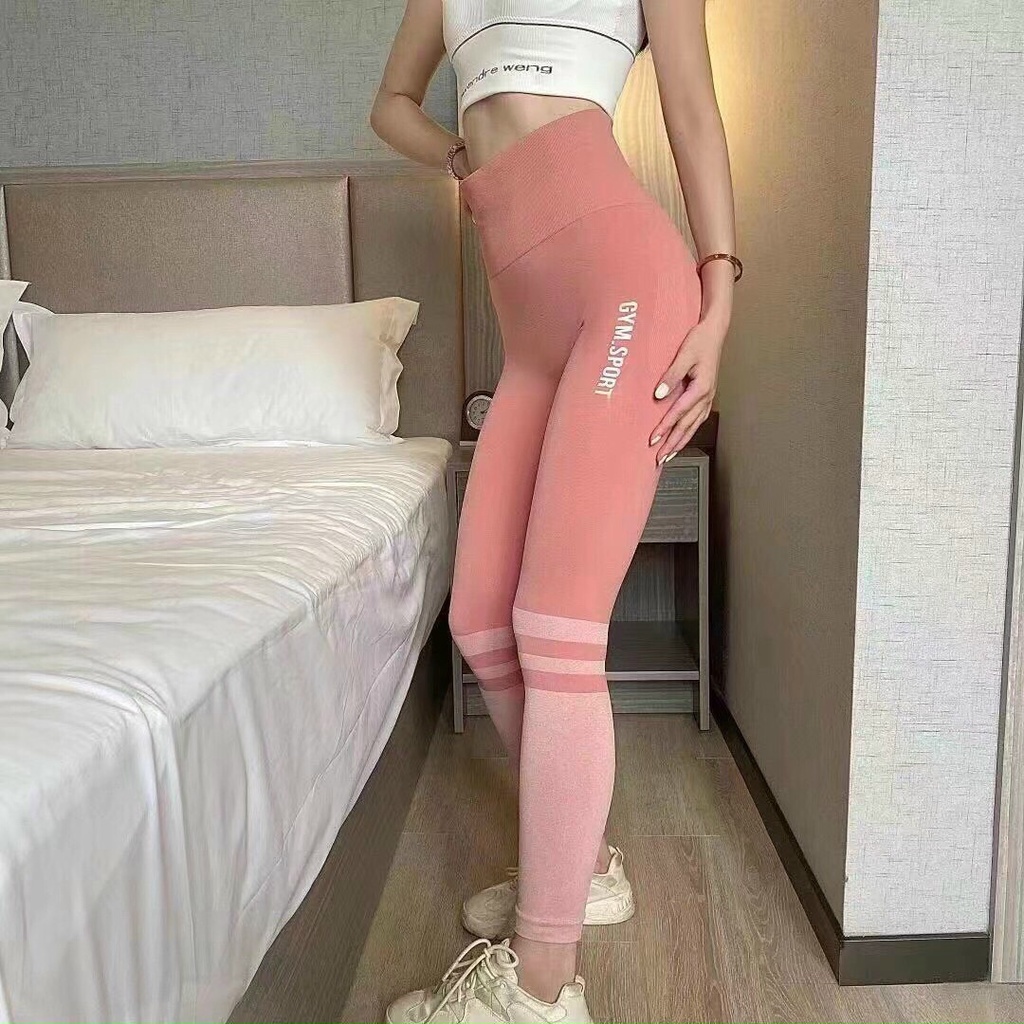 ẢNH THẬT QUẦN DÀI TẬP GYM, YOGA CO DÃN BỐN CHIỀU GYM SPORT CAO CẤP