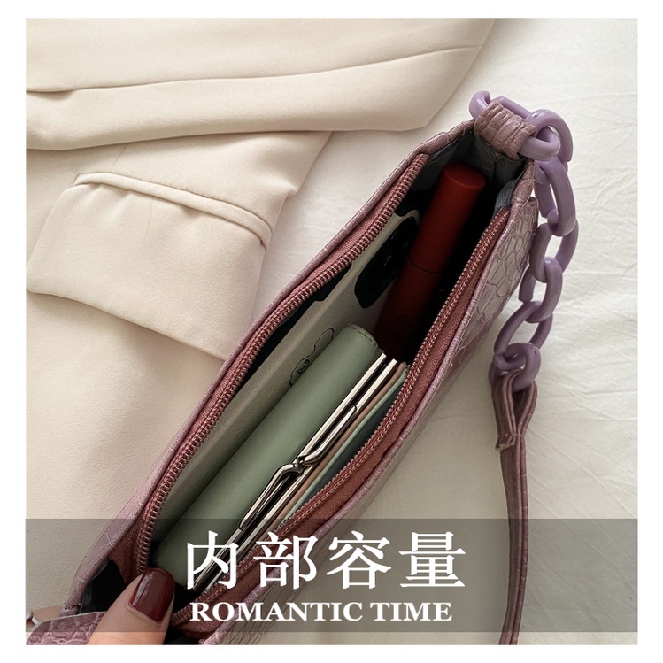 Túi Xách Đeo Vai Bằng Acrylic Màu Trà Sữa Thời Trang Hàn Quốc 2022 Mới