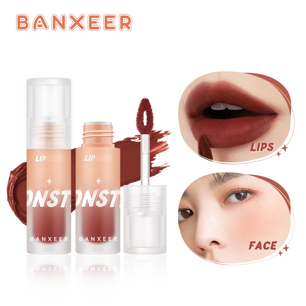 Son Kem BANXEER Monster Velvet Lì 12 Màu Tùy Chọn 24g