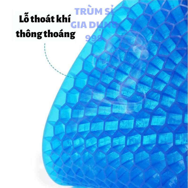 đệm ngồi thoáng khí silicon, Đệm Ngồi 2 lớp 3D Thoáng Khí - Nệm Ngồi Ghế Văn Phòng Hàng Mới