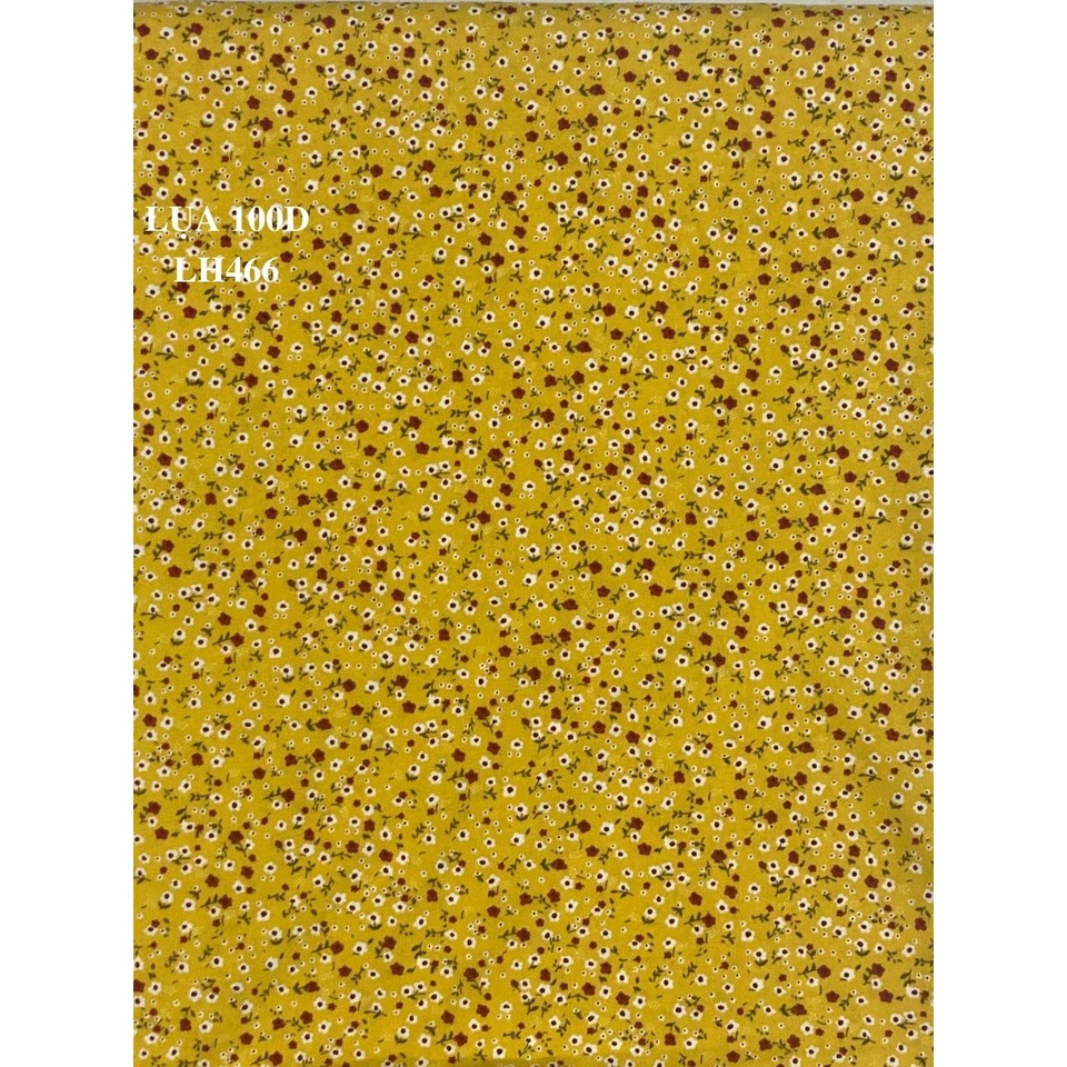 VẢI LỤA 100D HOA NHÍ - DÒNG VẢI THÔNG DỤNG - 1 MÉT X 1M5