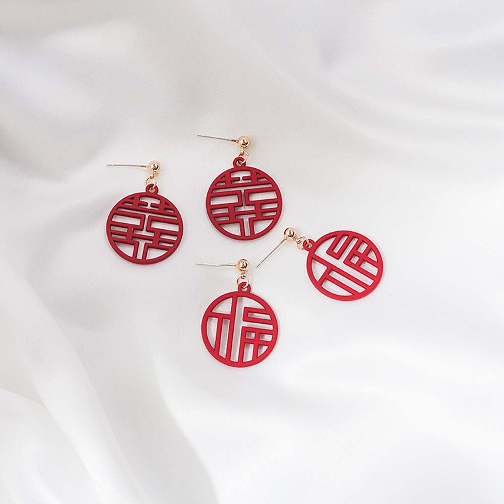 Bông tai dáng dài phong cách Trung Hoa lãng mạn dễ thương thời trang cho nữ