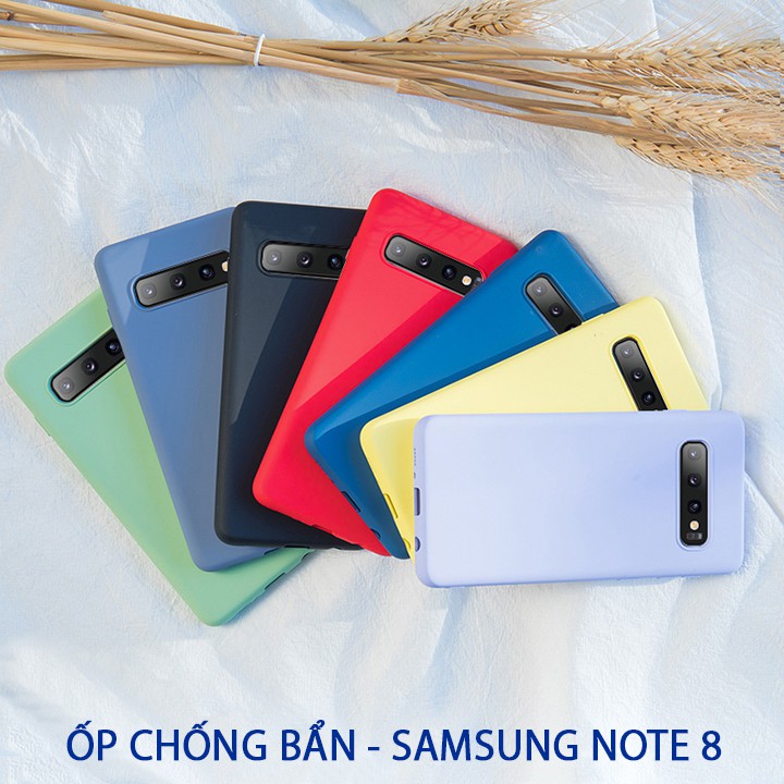 Ốp lưng chống bẩn Samsung Galaxy Note 8 SM-N950 - Viền nhựa dẻo - Bên trong có lớp nhung bảo vệ