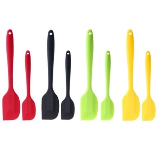 Spatula silicon chịu nhiệt, phới trộn bột silicon làm bánh 21cm/27cm