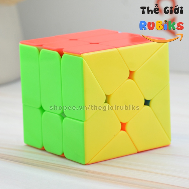 Rubik Windmill 3x3 Magic Cube YongJun YJ Stickerless - Rubic Biến Thể 6 Mặt.