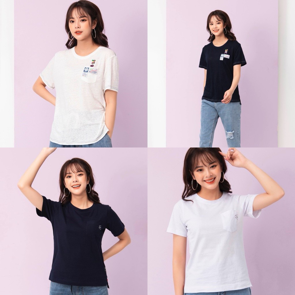 Áo phông cotton VNXK siêu xịn, mềm nhẹ thỏa mái. Áo thun được thiết kế trông cực chất, phong cách, họa tiết xinh yêu