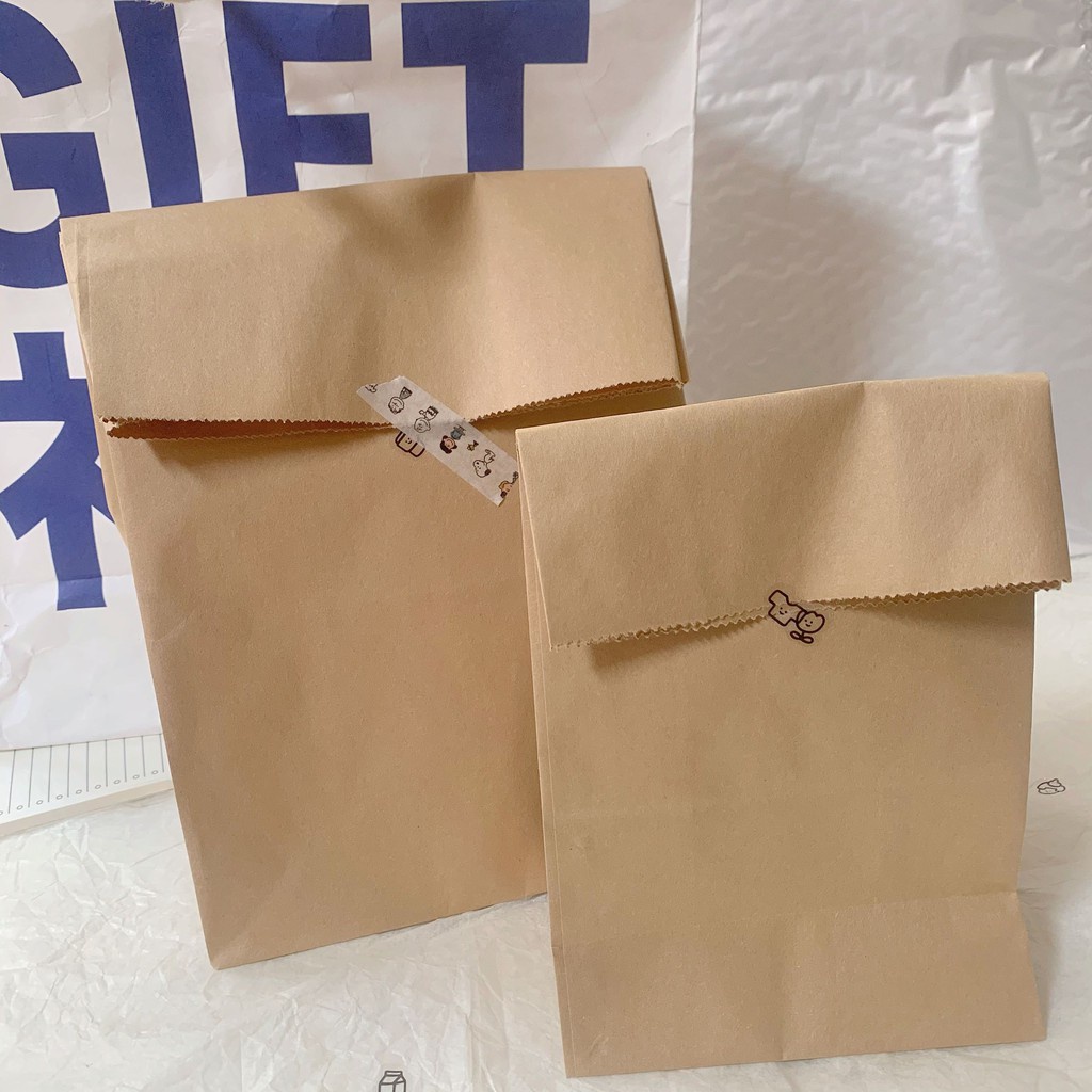 Túi Giấy Kraft Đựng Đồ Dùng Văn Phòng Phẩm Chống Thấm Nước - Túi Giấy Xi Măng Đựng Đồ