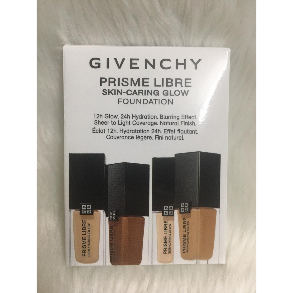 1 Set Dùng Thử Kem Nền Givenchy Prisme Libre Skin-Caring Glow Foundation