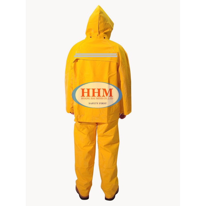 Bộ quần áo mưa Haco màu vàng