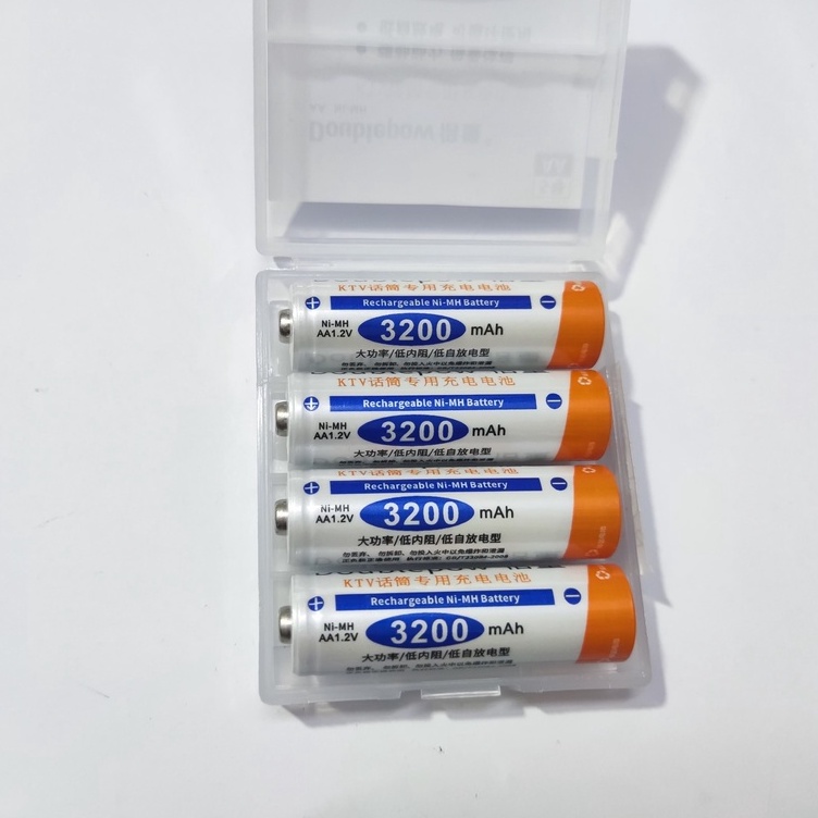 Pin Sạc AA 3200mAh Doublepow dung lượng cao cho Micro karaoke