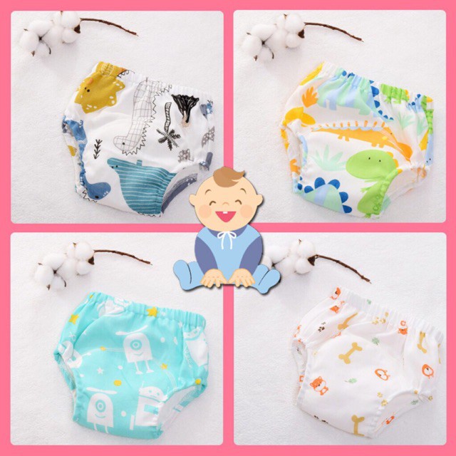 Set 3 Quần bỏ bỉm Goodmama 6 lớp xuất Hàn cho bé từ 5-15kg - 𝐐𝐔𝐀𝐍𝐁𝐎𝐁𝐈𝐌-𝐂𝐎𝐌𝐁𝐎𝟑